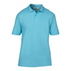 Anvil Adult Double Piqué Polo in pool-blue
