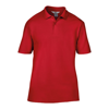Anvil Adult Double Piqué Polo in red