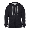 Anvil Full-Zip Hooded Sweatshirt in black