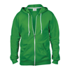 Anvil Full-Zip Hooded Sweatshirt in green-apple