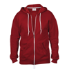 Anvil Full-Zip Hooded Sweatshirt in independence-red