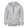 Anvil Full-Zip Hooded Sweatshirt in sportgrey