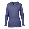 Anvil Women'S Hooded French Terry in heather-blue