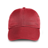 Anvil Low-Profile Twill Cap in red