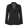 Women'S Icona Longline Jacket (Nf11) in black-ft2