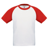 B&C Baseball /Kids in white-red