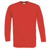 B&C Exact 150 Long Sleeve in red