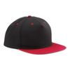 5-Panel Contrast Snapback in black-classicred