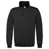 B&C Id.004 ¼ Zip Sweatshirt in black
