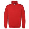 B&C Id.004 ¼ Zip Sweatshirt in red