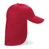 Junior Legionnaire-Style Cap in classic-red
