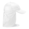 Junior Legionnaire-Style Cap in white