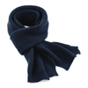 Classic Waffle Knit Scarf in french-navy