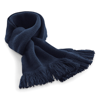 Classic Knitted Scarf in french-navy