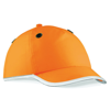 Enhanced-Viz En812 Bump Cap in fluorescent-orange