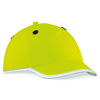 Enhanced-Viz En812 Bump Cap in fluorescent-yellow