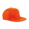 5-Panel Snapback Rapper Cap in orange