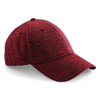 Spacer Marl Stretch-Fit Cap in spacer-red