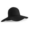 Marbella Wide-Brimmed Sun Hat in black