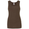 Baby Rib Tank Top in chocolate