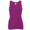 Baby Rib Tank Top in currant