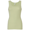 Baby Rib Tank Top in lime