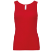 Baby Rib Tank Top in red