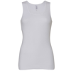 Baby Rib Tank Top in white