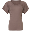 Flowy Raglan T-Shirt in pebble-brown