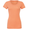 Triblend Crew Neck T-Shirt in orange-triblend