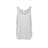 Flowy Side Slit Tank in athletic-heather