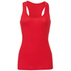 2X1 Rib Racerback Longer Length Tank Top in red