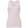 2X1 Rib Racerback Longer Length Tank Top in soft-pink