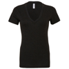 Triblend Deep V-Neck T-Shirt in charcoalblack-triblend