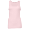 Sheer Rib Tank Top in pink