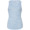 Flowy V-Neck Tank Top in blue-marble