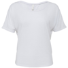 Flowy Open-Back T-Shirt in white