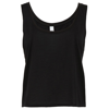 Flowy Boxy Tank Top in black