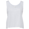 Flowy Boxy Tank Top in white