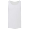 Unisex Jersey Tank Top in white