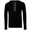 Unisex Polycotton Fleece Pullover Hoodie in black