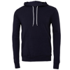 Unisex Polycotton Fleece Pullover Hoodie in navy