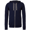 Unisex Polycotton Fleece Full Zip Hoodie in digitalblue