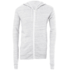 Unisex Polycotton Fleece Full Zip Hoodie in light-grey-marble-fleece