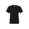 Unisex Wide Neck T-Shirt in charcoal-black-triblend