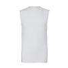 Unisex Jersey Muscle Tank Top in white