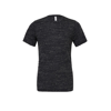 Unisex Polycotton Short Sleeve T-Shirt in black-marble