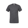 Unisex Polycotton Short Sleeve T-Shirt in charcoal-marble