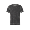 Unisex Polycotton Short Sleeve T-Shirt in grey-acid-wash