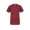Unisex Polycotton Short Sleeve T-Shirt in maroon-marble